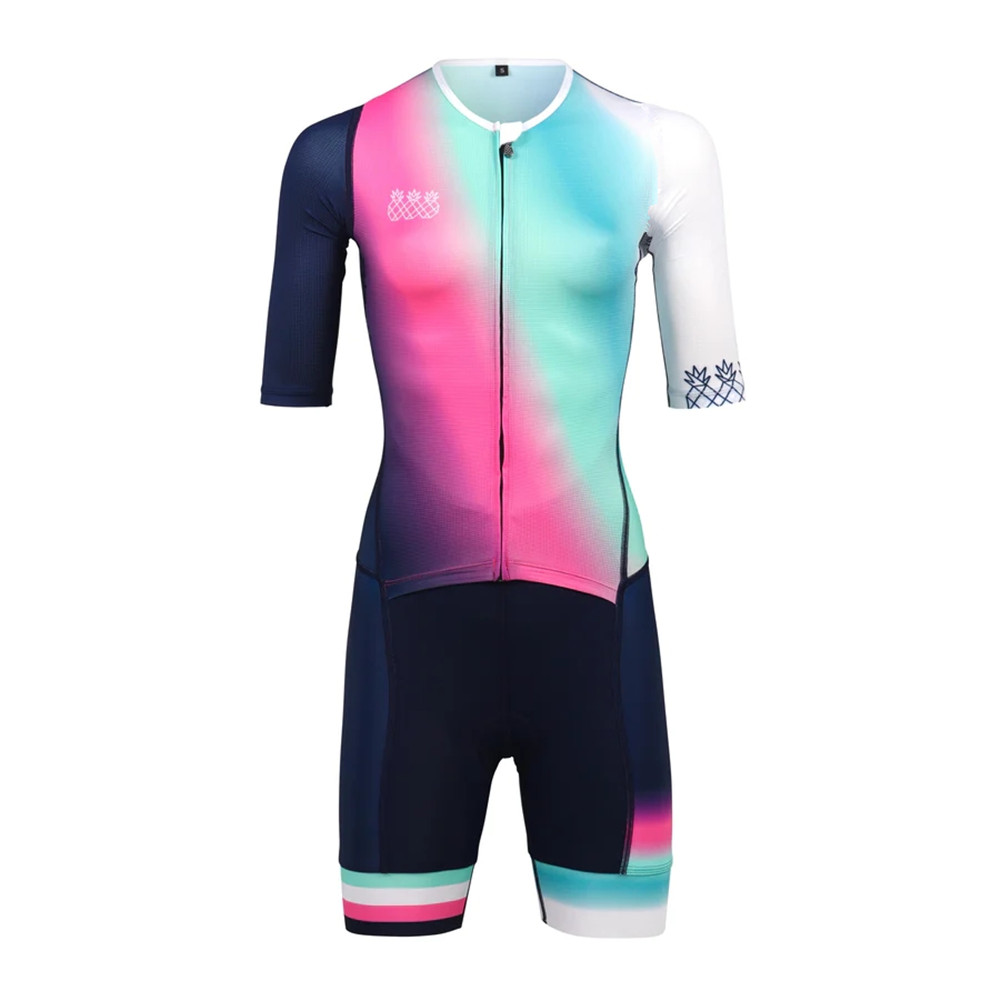 Cycling Gear Jersey - بدلة ترياتلون سريعة الجفاف للنساء ،