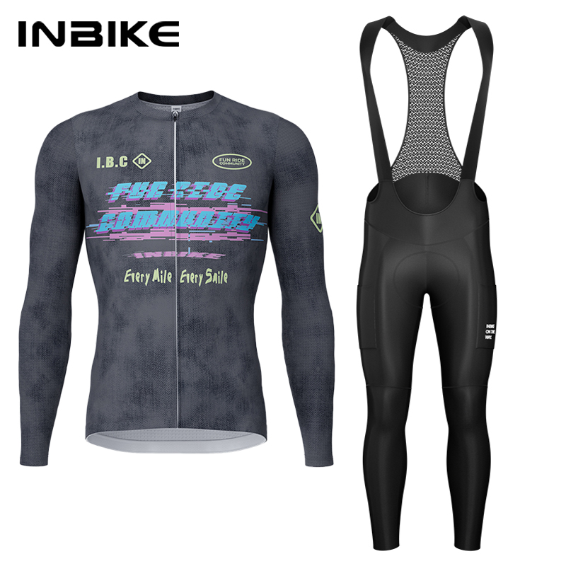 Cycling Gear Jersey - INBIKE ربيع الخريف الدراجات مجموعة الدراجات