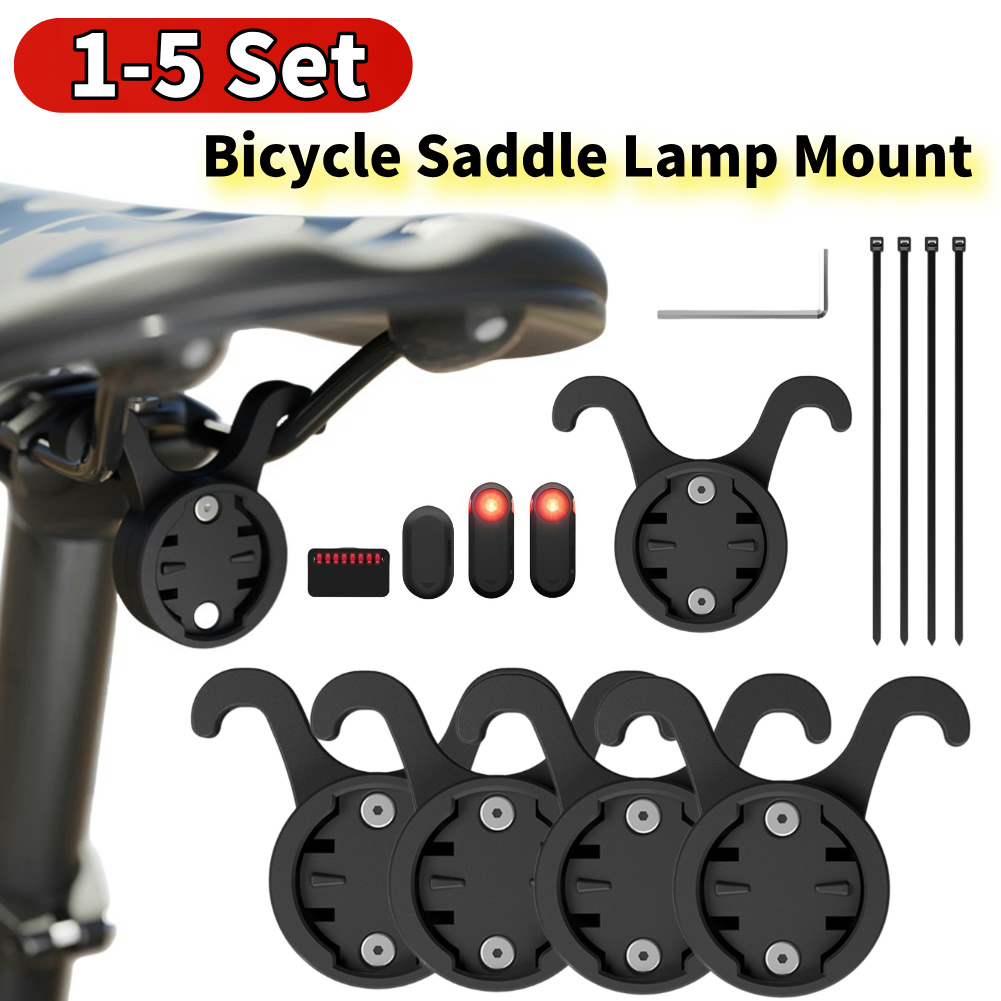 Bike Tail Light - 1-5 مجموعة دراجة السرج مصباح جبل