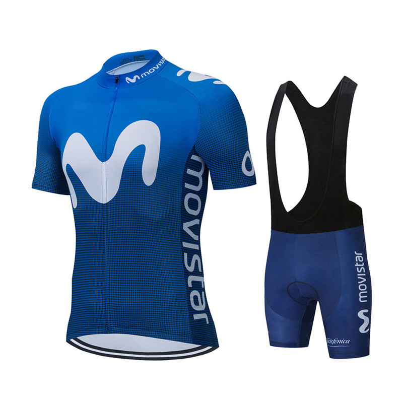 Cycling Gear Jersey - جديد الصيف Movistar فريق الدراجات جيرسي
