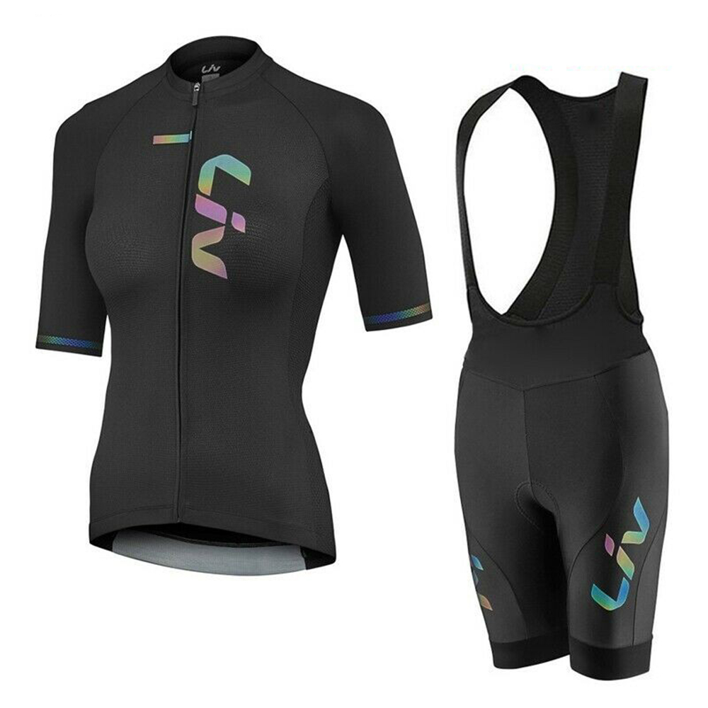 Cycling Gear Jersey - مجموعة قميص ركوب الدراجات المتحركة والمريلة