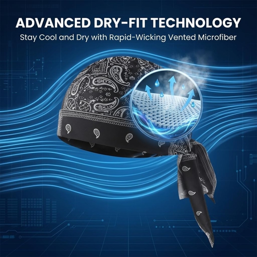 1-5 قطع قبعة تبريد للرأس، بطان - مراجعة Cycling Gear Helmet وسعره