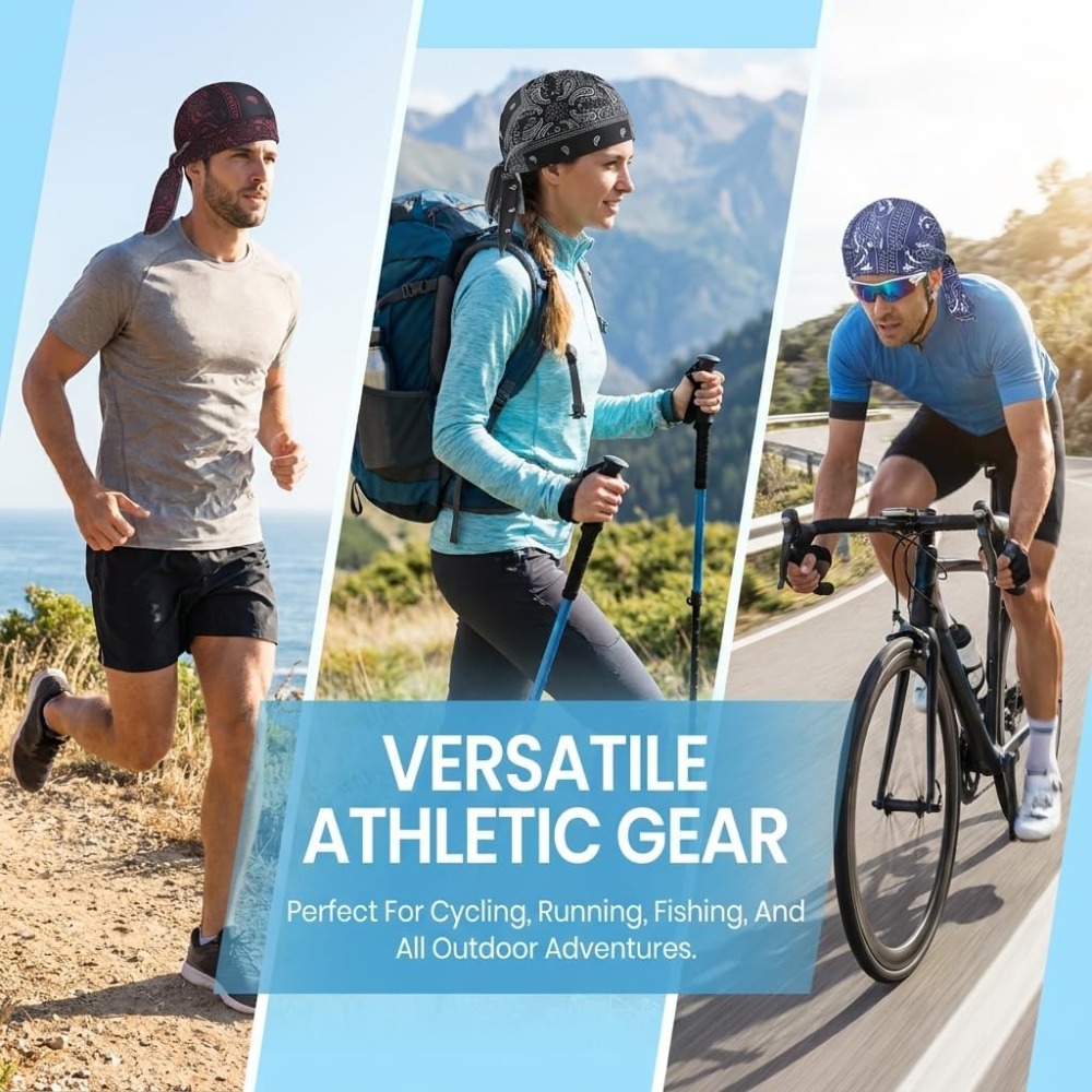 1-5 قطع قبعة تبريد للرأس، بطان - مراجعة Cycling Gear Helmet وسعره