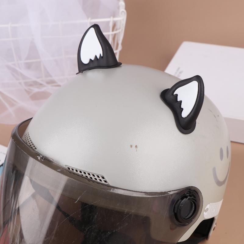 خوذة دراجة نارية زينة أذن القط - مراجعة Cycling Gear Helmet وسعره