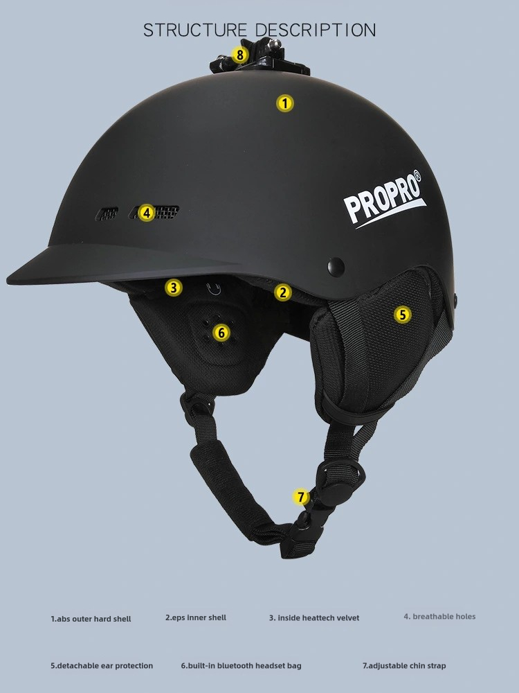 خوذة تزلج للرجال، خوذة دراجات  - مراجعة Cycling Gear Helmet وسعره