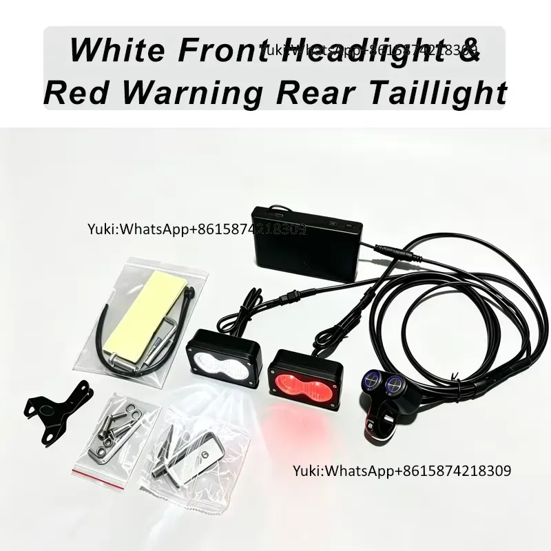 مجموعة مصابيح أمامية وخلفية LE - مراجعة Bike Tail Light وسعره