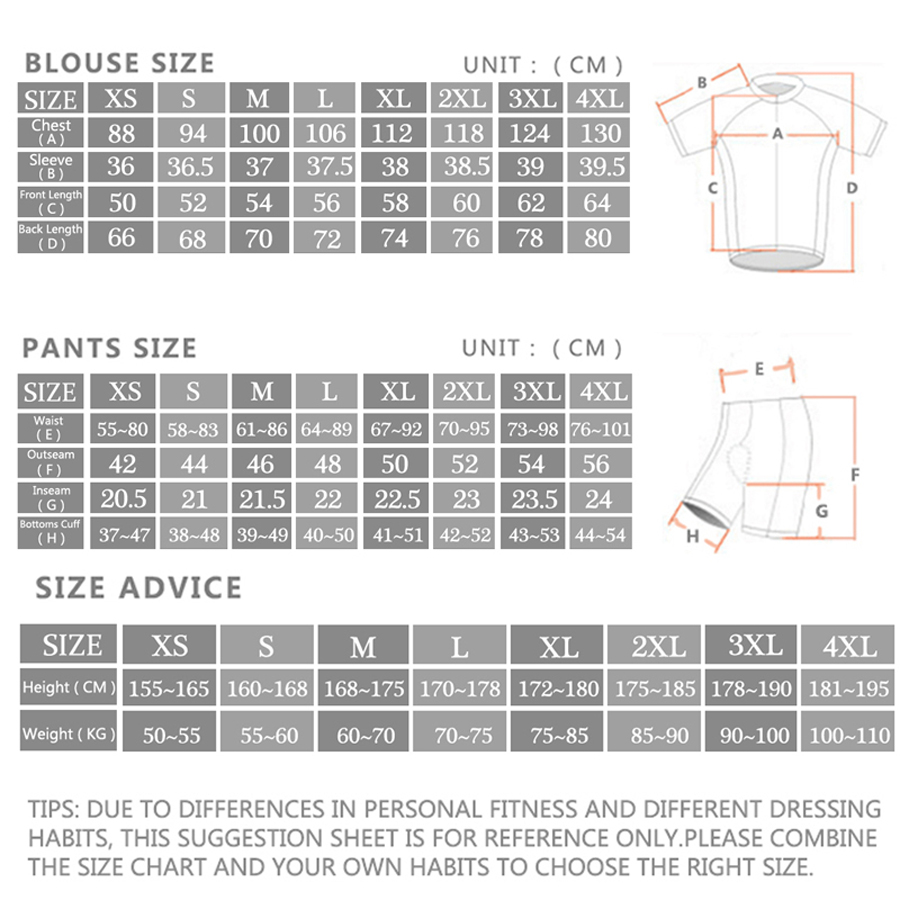 طقم قميص ركوب الدراجات للرجال  - مراجعة Cycling Gear Logo وسعره