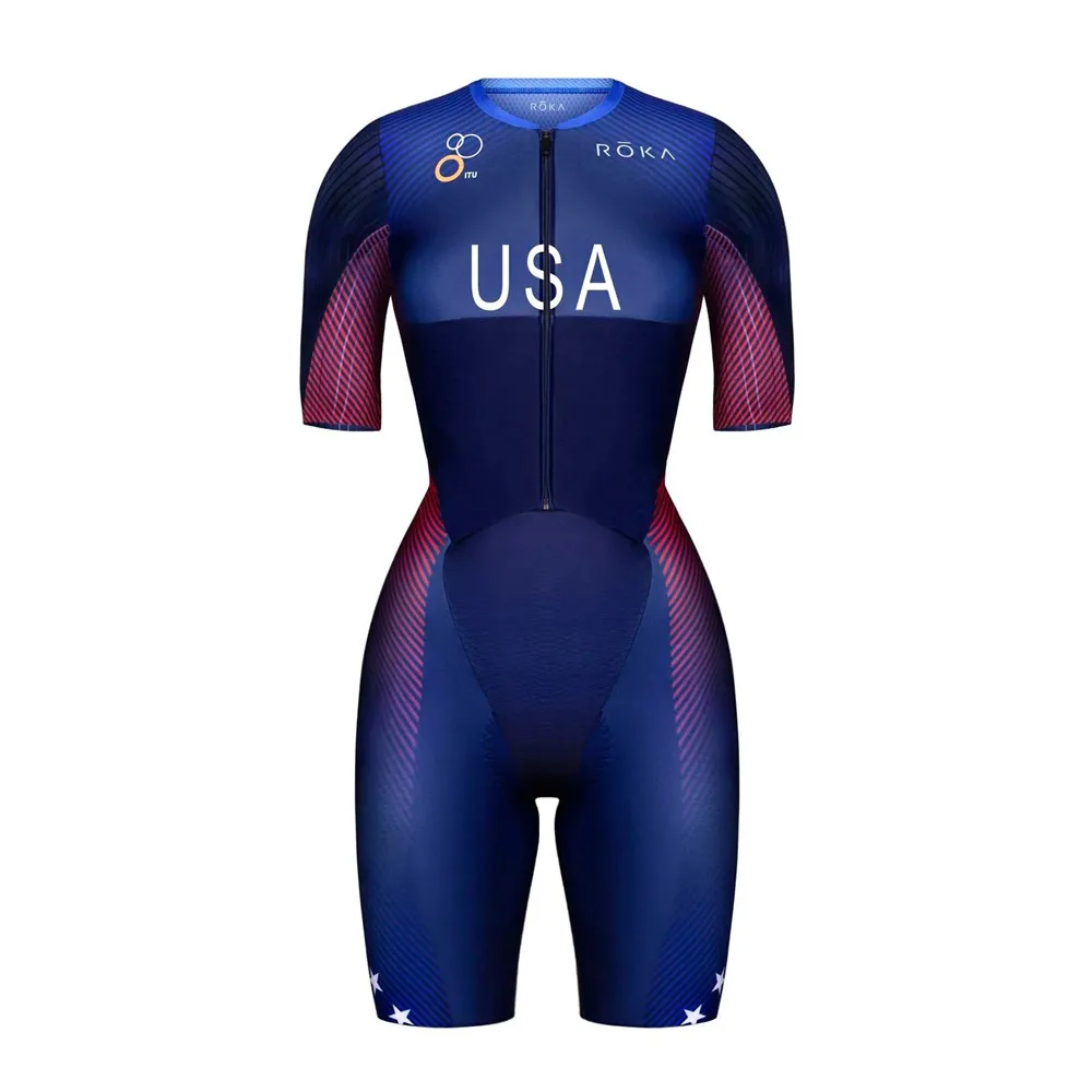 روكا-جمبسوت ترياتلون بأكمام قص - مراجعة Cycling Gear Jersey وسعره