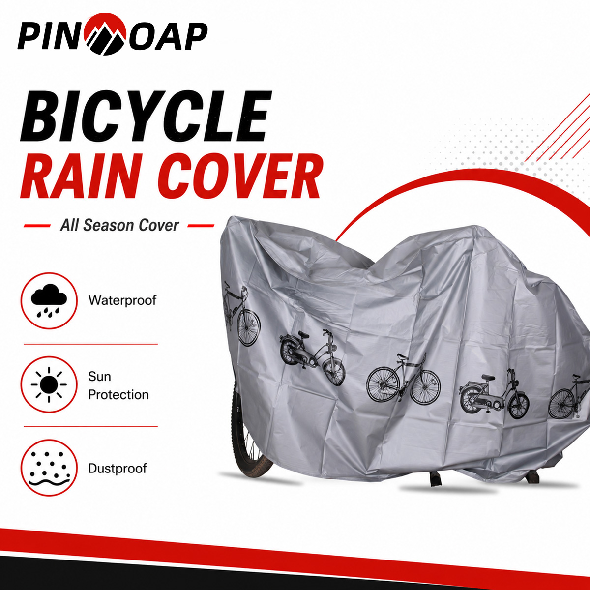 غطاء دراجة هوائية عالمي مقاوم  - مراجعة Cycling Gear Organizer وسعره
