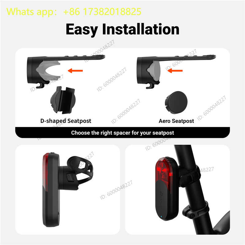 ضوء خلفي ذكي للدراجات TR70 مع  - مراجعة Bike Tail Light وسعره