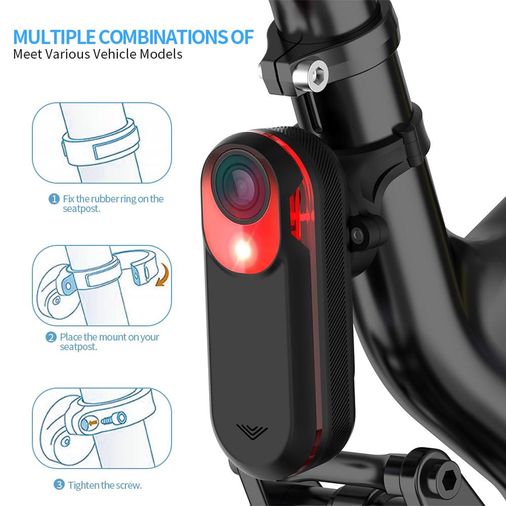 دومين دراجة السرج مصباح جبل ال - مراجعة Bike Tail Light وسعره