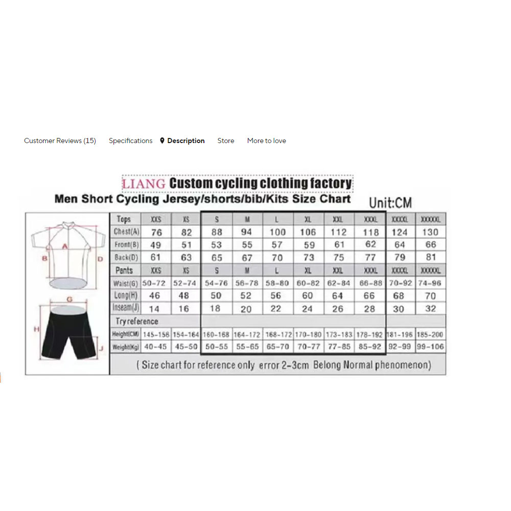 طقم قميص وشورت ركوب الدراجات ل - مراجعة Cycling Gear Jersey وسعره