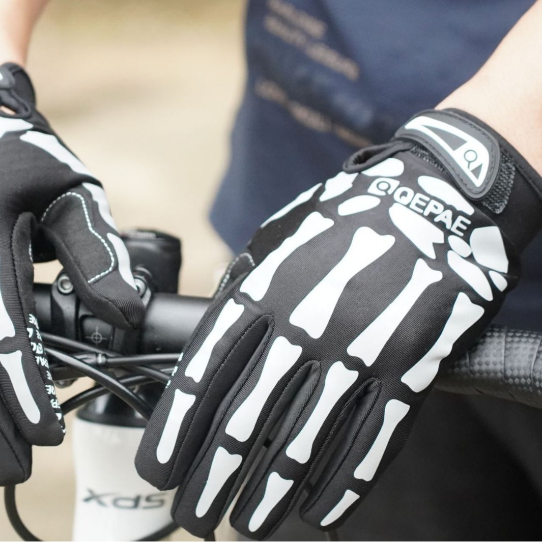 1 زوج الهيكل العظمي قفازات الد - مراجعة Cycling Gear Gifts وسعره