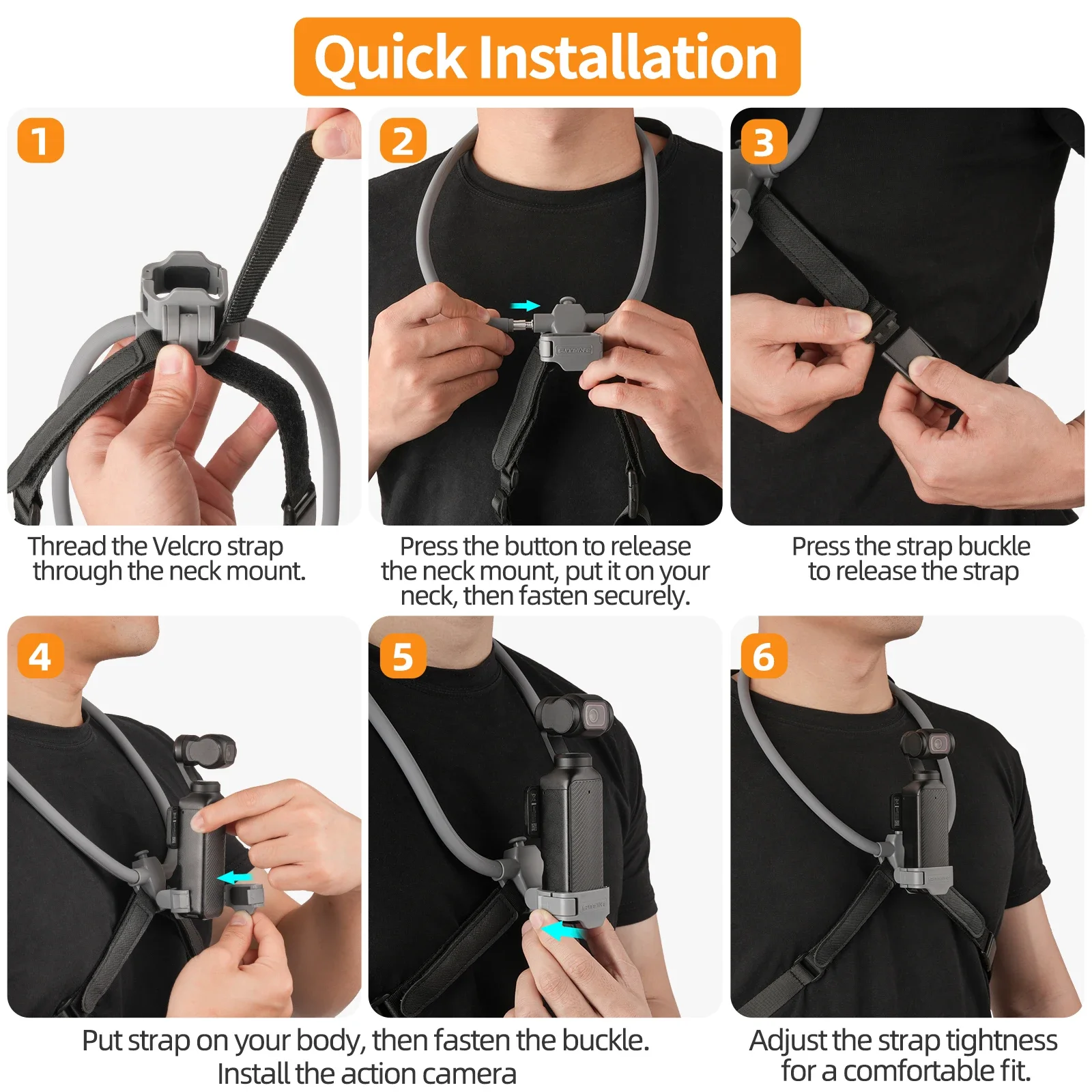 حامل كاميرا للرقبة، حامل POV ق - مراجعة Cycling Gear Bundle وسعره